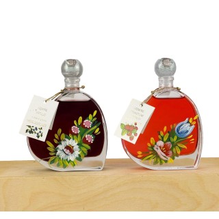 Bottiglie decorate Cuore